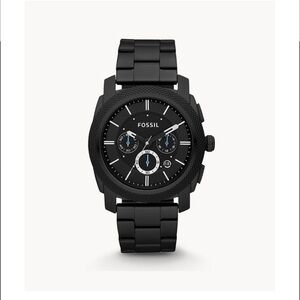 Fossil Machine Chronograph Black Stainless Watch